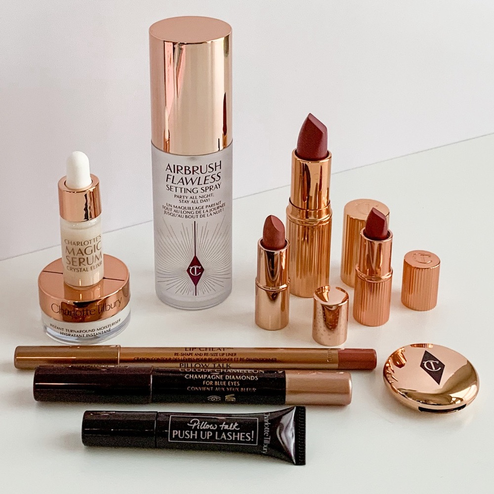 Charlotte Tilbury 10pc Skincare & Lipstick Sample Set